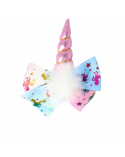 Barrettes Cheveux Inca Licorne Nœud - Accessoires pour Filles
