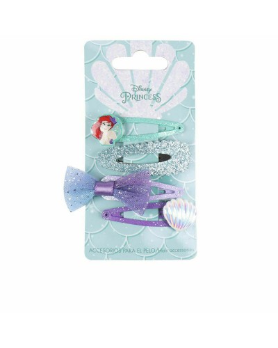 Pinces à Cheveux Princesses Disney Multicolores - Accessoires de Mode pour Filles
