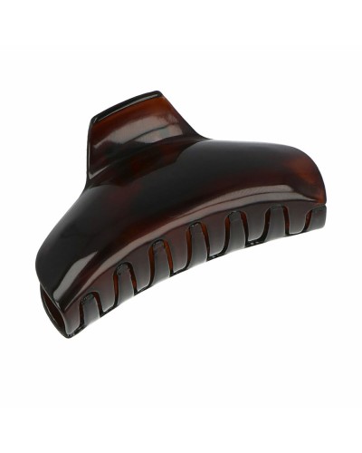 Inca Brown Curved Hair Clip - Hair Fashion Accessory

