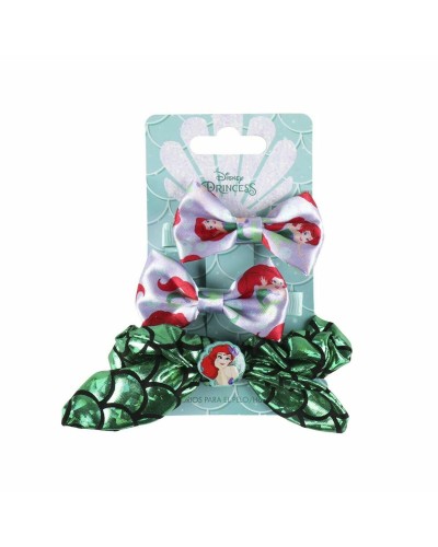 Pinces à Cheveux Disney Princess Nœud - Ensemble Multicolore Fille
