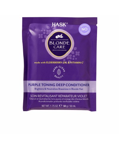 HASK Blonde Care Purple Toning Conditioner - Anti-Brass, 50g
