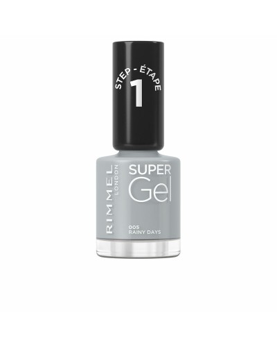 Rimmel London Super Gel 005 Rainy Days - Long Lasting Nail Polish 12ml

