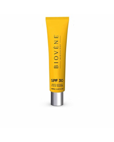 Biovène Leche Solar Fluida Hialurónico SPF30 Antiedad - 40ml - Protección Solar Facial

