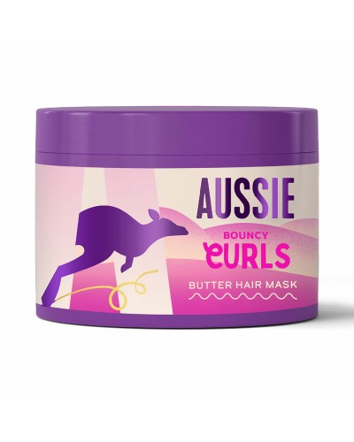 Aussie Bouncy Curls Mascarilla para Cabello Rizado 450ml - Hidratación Profunda
