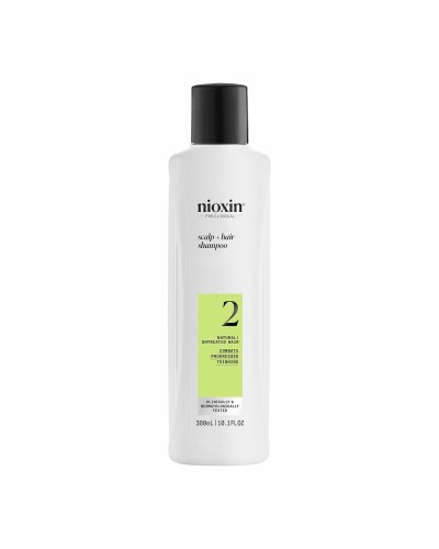 Nioxin Shampoo Système 2 Cheveux Naturels Clairsemés 300ml - Détoxifiant
