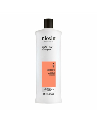 Nioxin Champú Sistema 4 - Cabello Teñido Fino - 1000ml (1 Litro)
