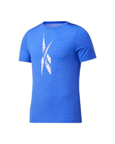 Reebok Workout Ready Activchill - Atmungsaktives Herren-T-Shirt in Hellblau
