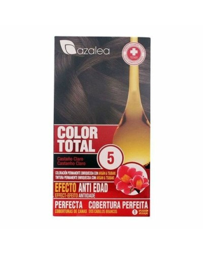 Azalea Permanent Anti-Aging Hair Dye Light Brown - Complete Gray Hair Coverage
