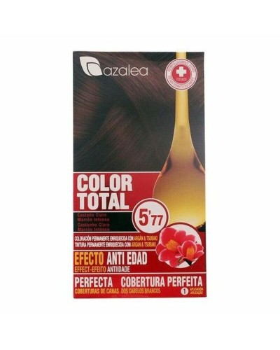Azalea Tinte Permanente Antiedad: Castaño Claro Intenso - Cobertura Total Canas
