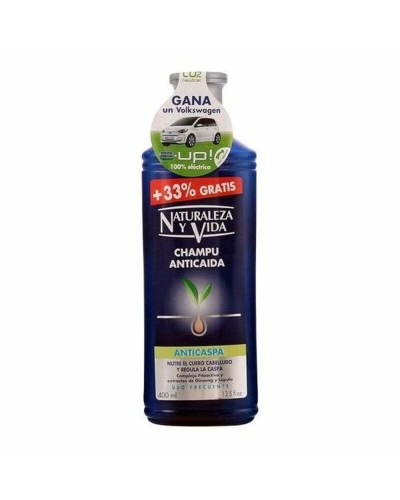 Anti-mjäll och anti-håravfall schampo Naturaleza y Vida Champu Anticaida 300 ml