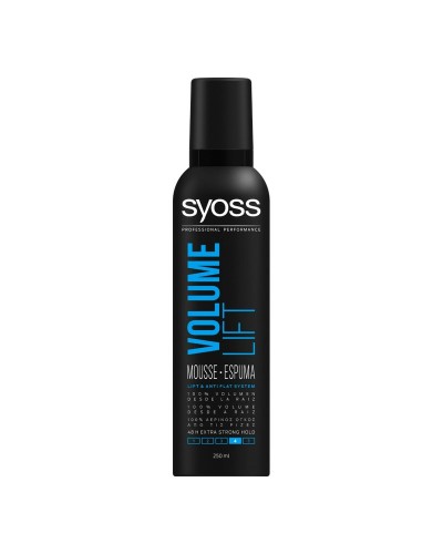 Syoss Volume Lift - Mousse Coiffante Professionnelle - 250ml - Tenue Forte
