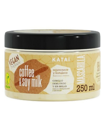 Katai Masque Capillaire Café et Lait - Nourrissant et Hydratant - 250ml
