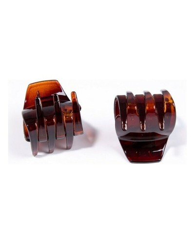 Pinza Capelli Inca Concha Francese Marrone - Accessorio Moda Elegante
