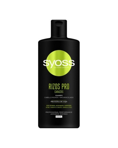 Syoss Rizos Pro Shampoo Définition Boucles 440ml - Anti-Frisottis
