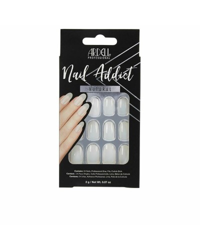 Tekokynnet Ardell Nail Addict Luonnollinen Soikea (24 pcs)