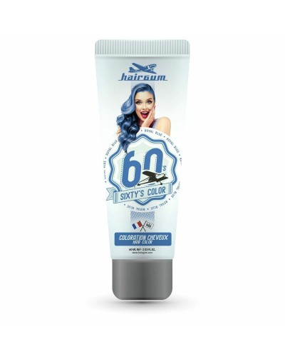 Hairgum Sixty's Color Royal Blue - 60ml Semi-Permanent Hair Dye
