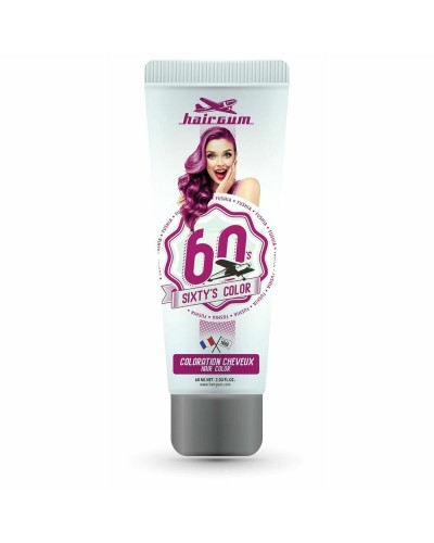 Semi-permanente kleurstof Hairgum Sixty's Color Fuchsia (60 ml)