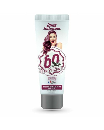 Kevytvärjäys Hairgum Sixty's Color Magenta (60 ml)