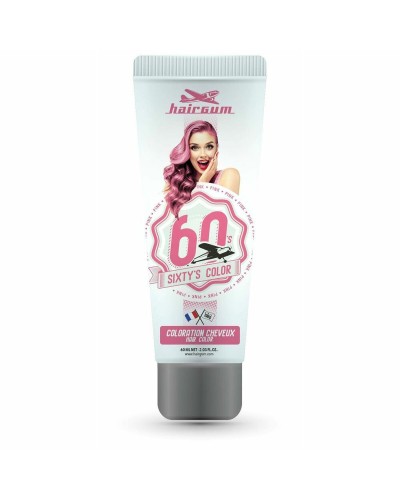 Kevytvärjäys Hairgum Sixty's Color Pinkki (60 ml)