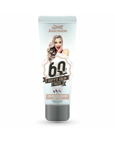 Hairgum Sixty's Color Pesca - Colorazione Semipermanente 60ml - Effetto Vintage
