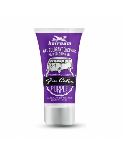 Hairgum Fix Color Violeta: Gel Fijador Extra Fuerte - Coloración Temporal 30ml
