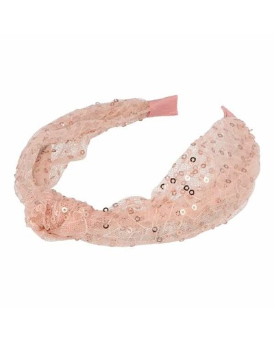 Diadem Inca Paljetter Lasso Rosa
