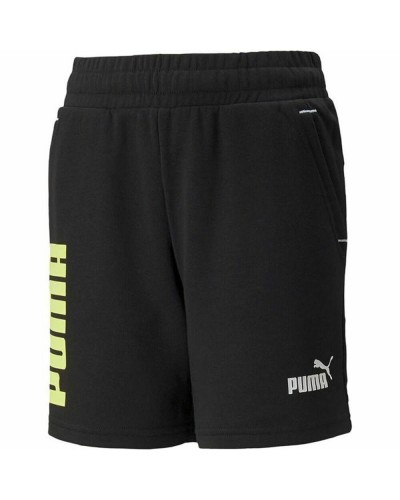 Puma Power K Short de Sport Enfant Noir - Respirant
