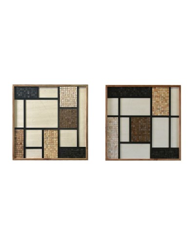 Bild Home ESPRIT Kiefer Recyceltes Holz 82 x 4 x 82 cm