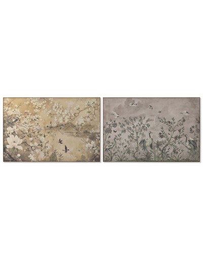 Painting Home ESPRIT Fir 120 x 3 x 80 cm