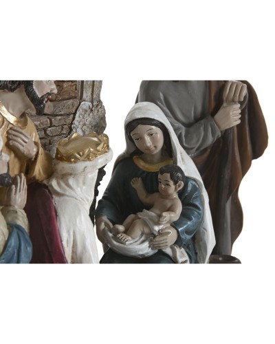 Christmas nativity set Home ESPRIT Multicolour Resin
