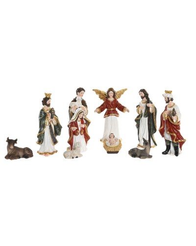 Weihnachtskrippe Home ESPRIT Bunt Harz (8 Stücke)