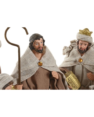 Kerststal set Home ESPRIT Bruin Beige Hars