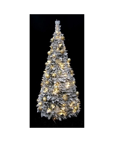 Weihnachtsbaum Home ESPRIT Gold PVC Verschneit