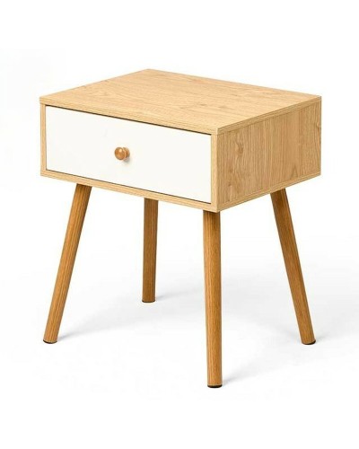 Tavolino Aggiuntivo Gift Decor Bianco Naturale 40 x 30 x 47 cm