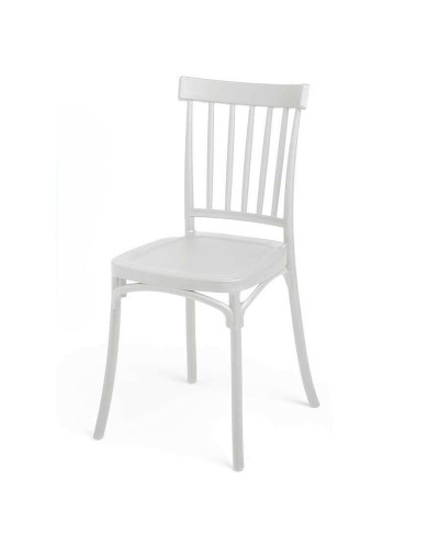 Chair Gift Decor White polypropylene 42 x 81,5 x 45 cm Bars