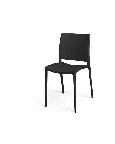 Stoel Gift Decor Zwart Polypropyleen 41 x 79 x 46 cm