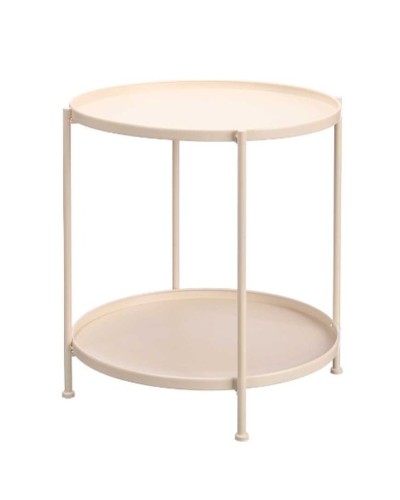 Mesa auxiliar Gift Decor Beige 47,5 x 47,5 x 53 cm