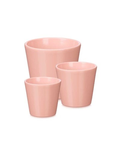 Pottenset Ibergarden Roze Klei Ø 14 cm Ø 22 cm Ø 17 cm 3 Onderdelen