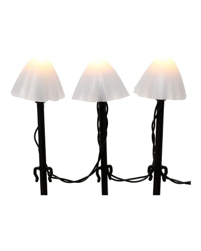 Set de Estacas LED de jardín Lumineo 491762 Mini Seta Blanco (20 Unidades)