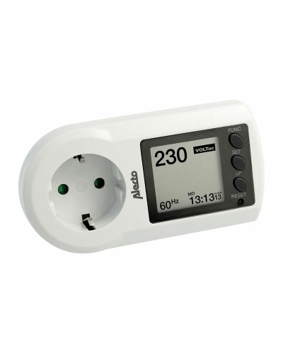 Prise avec moniteur de consommation électrique Alecto Blanc 3680 W