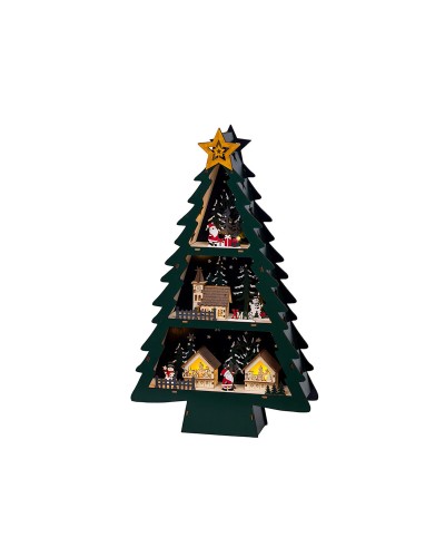 Christmas bauble Lumineo Wood 33 X 9 X 55 cm