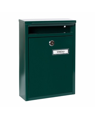 Buzón Arregui Verde Acero 22 X 8 X 32 cm