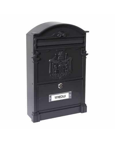 Briefkasten Arregui Schwarz 26 X 9 X 42 CM Aluminium