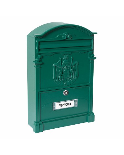 Buzón Arregui Verde 26 X 9 X 42 CM Aluminio