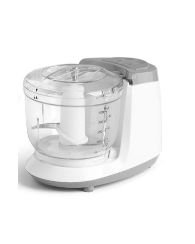 Zerkleinerer Argon Weiß Grau Durchsichtig Silberfarben Edelstahl Kunststoff 400 ml 350 W