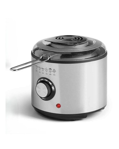 Friteuse Argon Noir Transparent Argenté 1 L 950 W