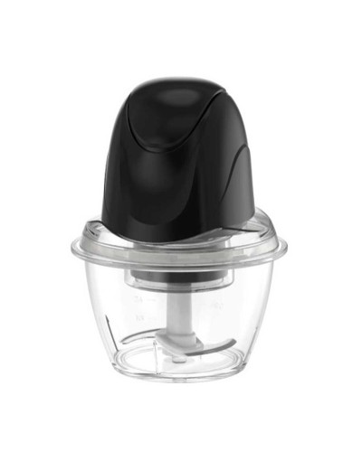 Picadora Argon Negro Transparente Acero Inoxidable Poliestireno 1 L 300 W