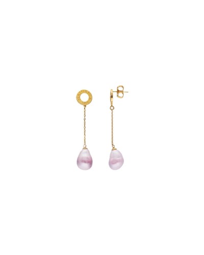 Ladies' Earrings Majorica 17343.94.1.E00.906.1 Golden