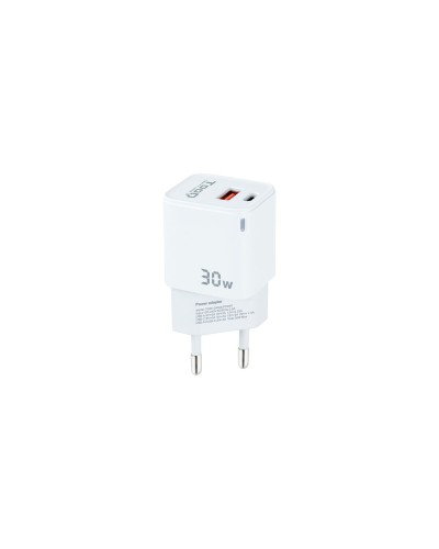Wall Charger TooQ TQWC-GANQCPD30WT 30 W