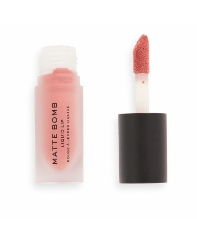 Makeup Revolution Matte Bomb Barra de Labios - Fancy Pink - Larga Duración - 4.6ml
